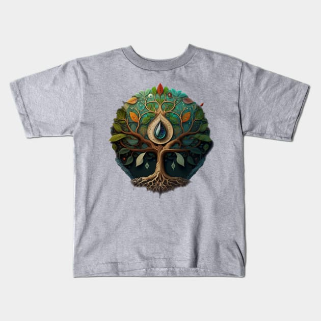 Tree of Life - Designs for a Green Future Kids T-Shirt by Greenbubble